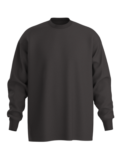 Oversized Long Sleeve Tee Shirt soft cotton long sleeve basic for everyday comfort and breathable wear