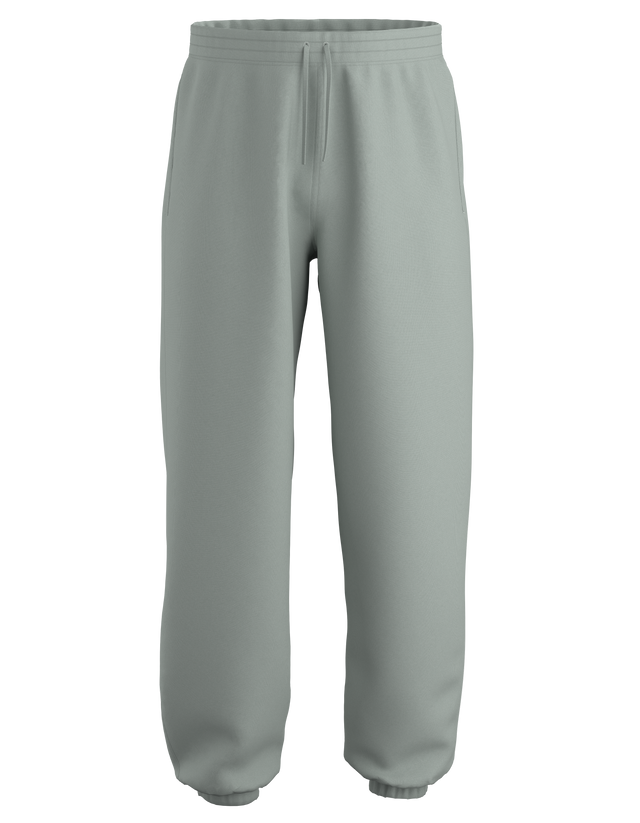 Cuffed Sweatpants in black made from heavyweight organic cotton with a relaxed fit and elastic cuffs